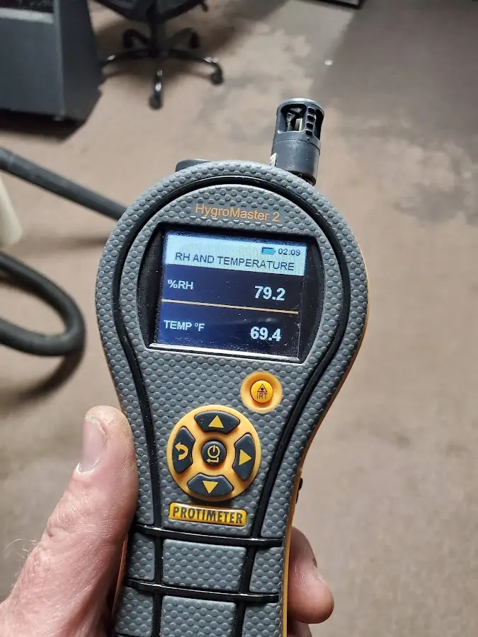 Moisture meter humidity assessment for Mold Remediation & Removal in Citrus Park